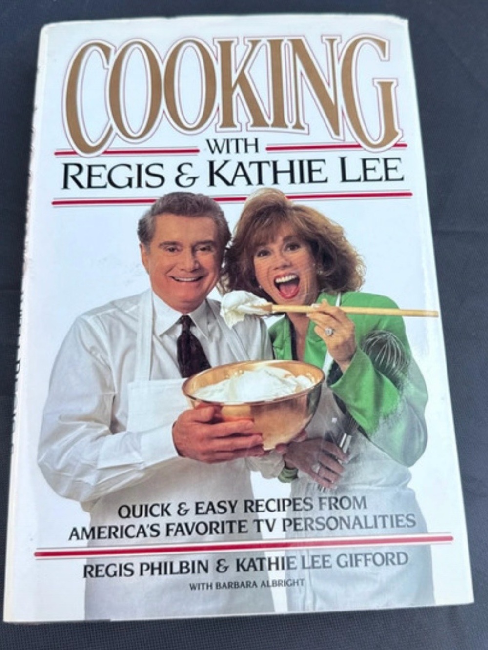 Cooking with Regis & Kathie Lee Cookbook - White & Green Cover